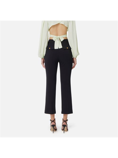 pants woman black ELISABETTA FRANCHI | PA08951E2/110